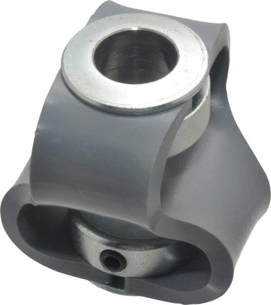 Huco - 5/8" Max Bore Diam, Flexible Flex P Double Loop Coupling - 56mm OD, Polyurethane - Benchmark Tooling