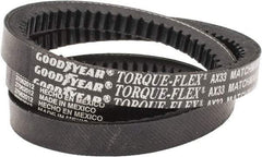 Continental ContiTech - Section AX, 35" Outside Length, V-Belt - Fiber Reinforced Vytracord, Torque-Flex, No. AX33 - Benchmark Tooling