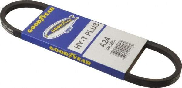 Continental ContiTech - Section A, 26" Outside Length, V-Belt - Wingprene Rubber-Impregnated Fabric, HY-T Matchmaker, No. A24 - Benchmark Tooling
