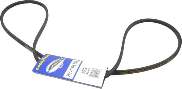 Continental ContiTech - Section A, 74" Outside Length, V-Belt - Wingprene Rubber-Impregnated Fabric, HY-T Matchmaker, No. A72 - Benchmark Tooling