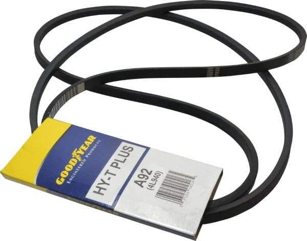 Continental ContiTech - Section A, 94" Outside Length, V-Belt - Wingprene Rubber-Impregnated Fabric, HY-T Matchmaker, No. A92 - Benchmark Tooling