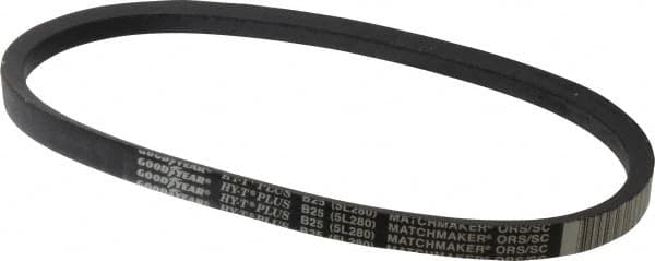 Continental ContiTech - Section B, 28" Outside Length, V-Belt - Wingprene Rubber-Impregnated Fabric, HY-T Matchmaker, No. B25 - Benchmark Tooling