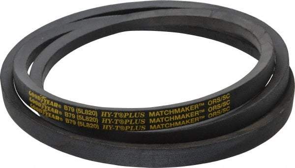 Continental ContiTech - Section B, 82" Outside Length, V-Belt - Wingprene Rubber-Impregnated Fabric, HY-T Matchmaker, No. B79 - Benchmark Tooling