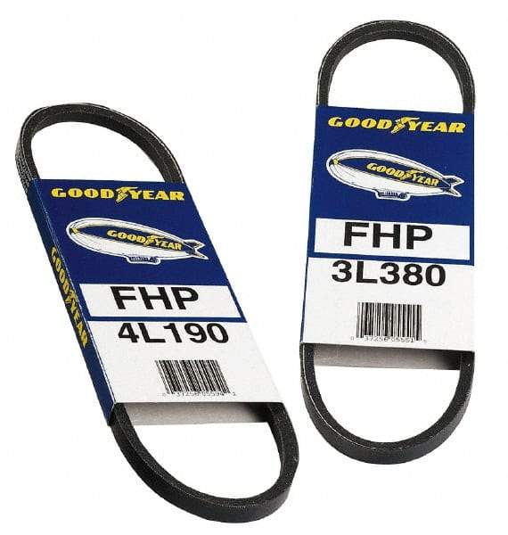 Continental ContiTech - Section 3L, 63" Outside Length, V-Belt - High Traction Rubber, Fractional HP, No. 3L630 - Benchmark Tooling