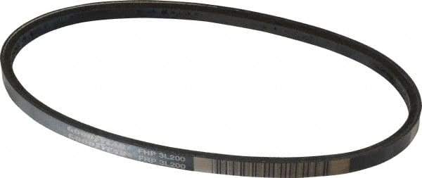 Continental ContiTech - Section 3L, 20" Outside Length, V-Belt - High Traction Rubber, Fractional HP, No. 3L200 - Benchmark Tooling