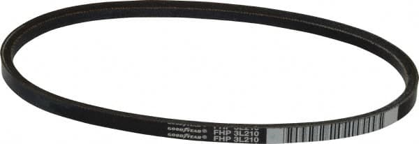 Continental ContiTech - Section 3L, 21" Outside Length, V-Belt - High Traction Rubber, Fractional HP, No. 3L210 - Benchmark Tooling