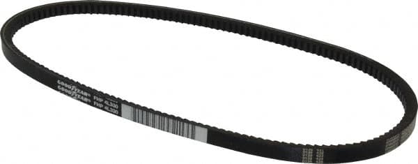 Continental ContiTech - Section 4L, 33" Outside Length, V-Belt - High Traction Rubber, Fractional HP, No. 4L330 - Benchmark Tooling