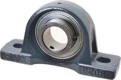 Value Collection - 7-1/8" OALBall Bearing Pillow Block - Cast Iron - Benchmark Tooling