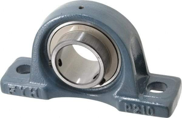 Value Collection - 8" OALBall Bearing Pillow Block - Cast Iron - Benchmark Tooling