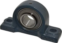 Value Collection - 6-3/4" OALBall Bearing Pillow Block - Cast Iron - Benchmark Tooling