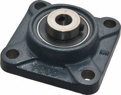 Value Collection - 3-3/8" OALBall Bearing Pillow Block - Cast Iron - Benchmark Tooling
