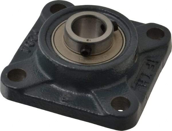 Value Collection - 3-3/8" OALBall Bearing Pillow Block - Cast Iron - Benchmark Tooling