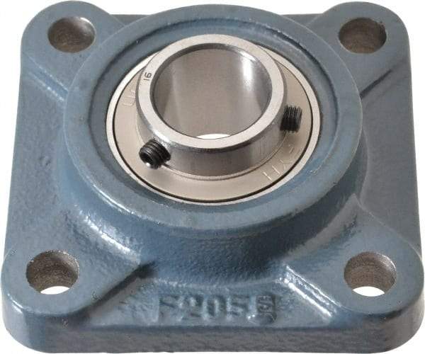 Value Collection - 3-3/4" OALBall Bearing Pillow Block - Cast Iron - Benchmark Tooling