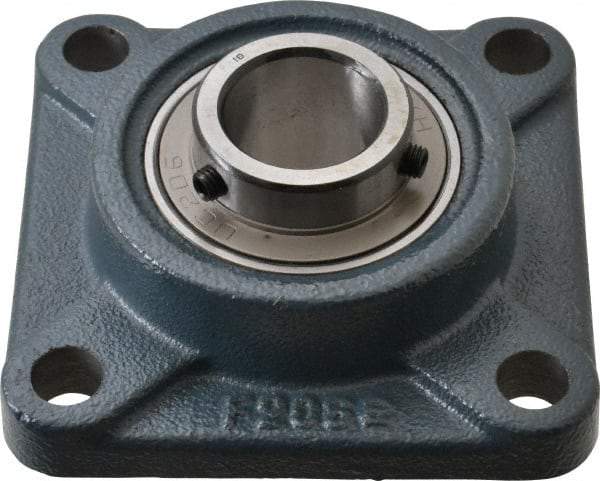 Value Collection - 4-1/4" OALBall Bearing Pillow Block - Cast Iron - Benchmark Tooling