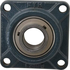 Value Collection - 5-1/8" OALBall Bearing Pillow Block - Cast Iron - Benchmark Tooling