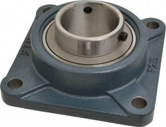 Value Collection - 7-3/4" OALBall Bearing Pillow Block - Cast Iron - Benchmark Tooling