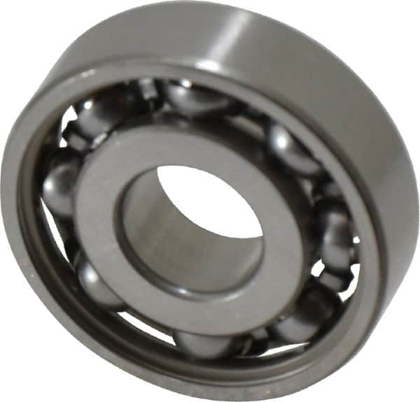SKF - 10mm Bore Diam, 28mm OD, Open Deep Groove Radial Ball Bearing - 8mm Wide, 1 Row, Round Bore, 441 Lb Static Capacity, 1,040 Lb Dynamic Capacity - Benchmark Tooling