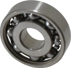SKF - 10mm Bore Diam, 28mm OD, Open Deep Groove Radial Ball Bearing - 8mm Wide, 1 Row, Round Bore, 441 Lb Static Capacity, 1,040 Lb Dynamic Capacity - Benchmark Tooling