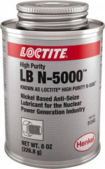 Loctite - 8 oz Brush Top High Purity Anti-Seize Lubricant - Nickel, 2,400°F - Benchmark Tooling