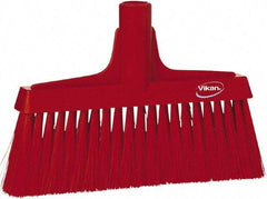 Vikan - 6-3/4" OAL Polyester Bristle Lobby Broom - 3" Bristle Length, 9-1/2" Wide - Benchmark Tooling