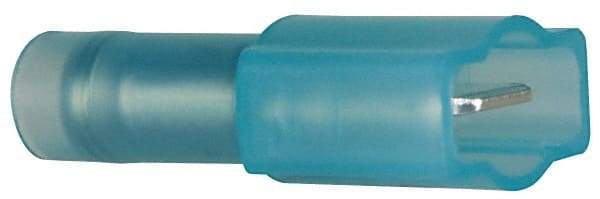 3M - 16 to 14 AWG, Nylon, Fully Insulated, Male Wire Disconnect - 1/4 Inch Wide Tab, Blue, RoHS 2011/65/EU Compliant - Benchmark Tooling