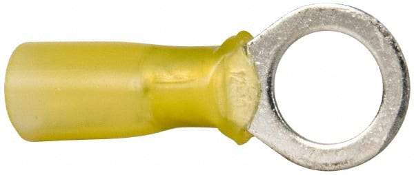 3M - 12-10 AWG Partially Insulated Crimp Connection Circular Ring Terminal - 3/8" Stud, Copper Contact - Benchmark Tooling