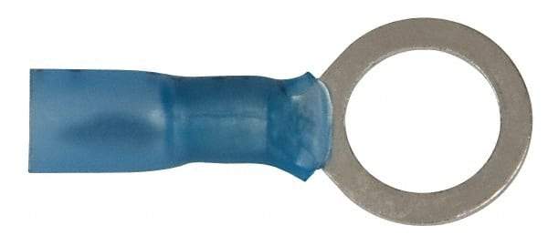 3M - 16-14 AWG Partially Insulated Crimp Connection Circular Ring Terminal - 3/8" Stud, Copper Contact - Benchmark Tooling