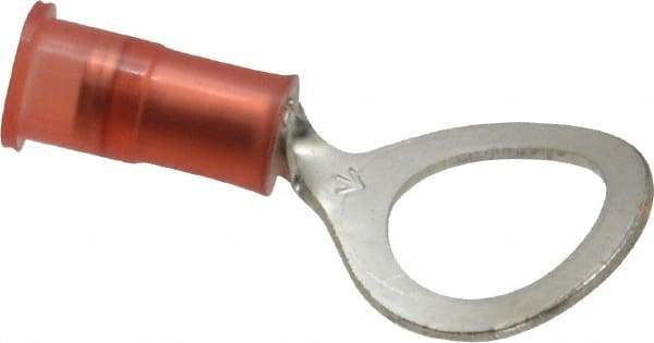 3M - 22-18 AWG Partially Insulated Crimp Connection Circular Ring Terminal - 3/8" Stud, Copper Contact - Benchmark Tooling