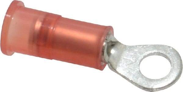 3M - 22-18 AWG Partially Insulated Crimp Connection Circular Ring Terminal - #6 Stud, Copper Contact - Benchmark Tooling