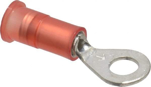 3M - 22-18 AWG Partially Insulated Crimp Connection Circular Ring Terminal - #8 Stud, Copper Contact - Benchmark Tooling