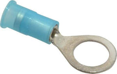 3M - 16-14 AWG Partially Insulated Crimp Connection Circular Ring Terminal - 5/16" Stud, Copper Contact - Benchmark Tooling