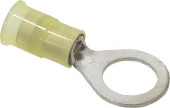 3M - 12-10 AWG Partially Insulated Crimp Connection Circular Ring Terminal - 3/8" Stud, Copper Contact - Benchmark Tooling