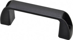 80/20 Inc. - 4.41" Long x 0.83" Wide x 1.42" High, Plastic Door Handle - Plastic, 3.678" Center to Center - Benchmark Tooling