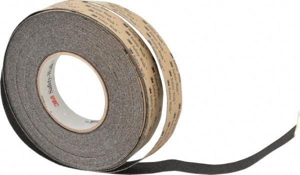 3M - Black Solid Color Anti-Slip Vinyl Tape - 1" Wide x 60' Long, Heavy/High Traffic - Benchmark Tooling