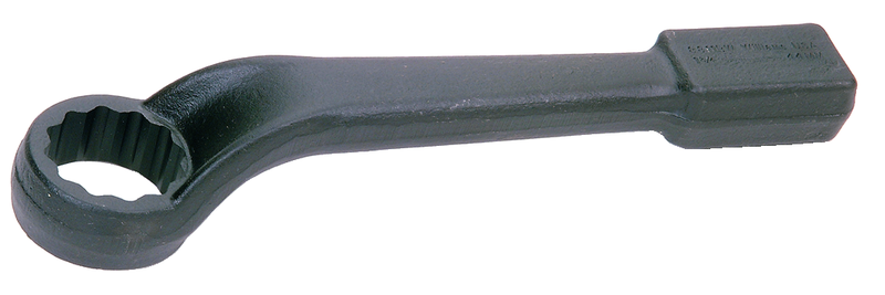 1-7/16" x 11-1/2" OAL-12 Point-Black Oxide-Offset Striking Wrench - Benchmark Tooling