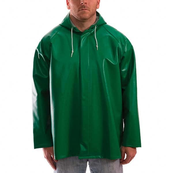 Tingley - Size 3XL Green Chemical, Waterproof & Flame Resistant/Retardant Jacket - Benchmark Tooling