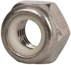 Value Collection - M2.5x0.45 Metric Coarse 18-8 & Austenitic Grade A2 Hex Lock Nut with Nylon Insert - 2.5mm High, Uncoated - Benchmark Tooling