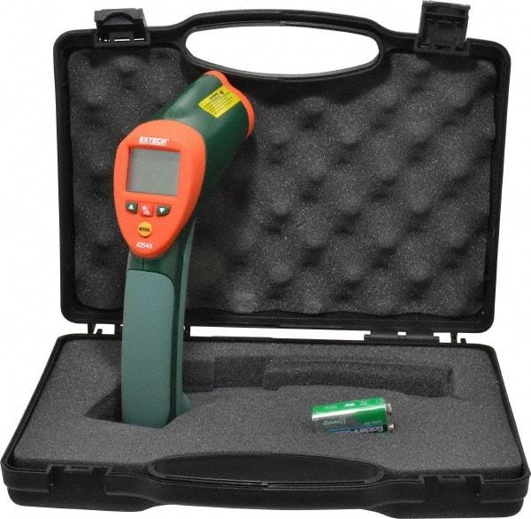 Extech - -50 to 1000°C (-58 to 1832°F) Infrared Thermometer - 50:1 Distance to Spot Ratio - Benchmark Tooling