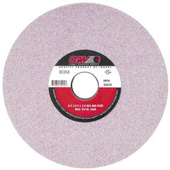 Camel Grinding Wheels - 14" Diam x 5" Hole x 1-1/2" Thick, H Hardness, 46 Grit Surface Grinding Wheel - Ceramic, Type 1, Coarse Grade, 1,910 Max RPM, Vitrified Bond, No Recess - Benchmark Tooling