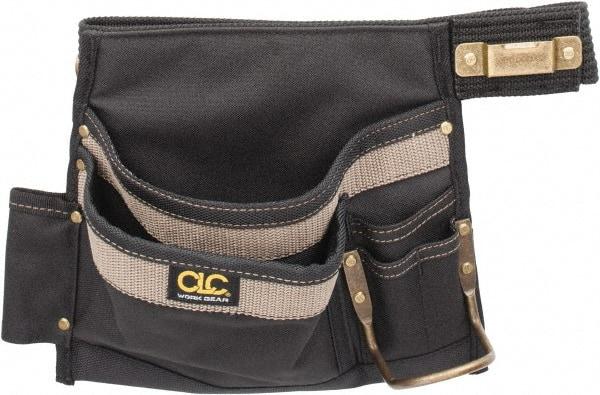 CLC - 46" Max Waste Tool Belt - 6 Pocket, 2" Wide, Tan/Black, Polyester - Benchmark Tooling