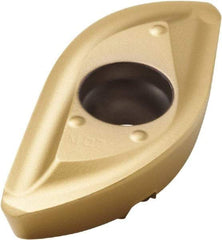 Seco - 218.20160 M08 Grade F25M Carbide Milling Insert - TiAlN/TiN Finish, 0.252" Thick, 0.63" Corner Radius - Benchmark Tooling