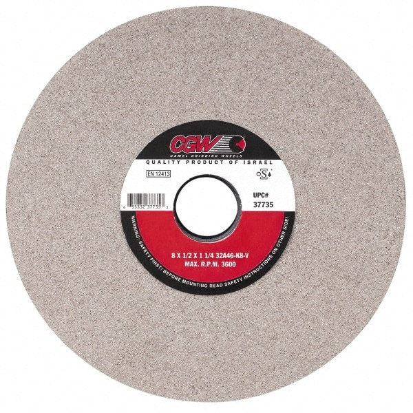 Camel Grinding Wheels - 14" Diam x 5" Hole x 2" Thick, K Hardness, 60 Grit Surface Grinding Wheel - Benchmark Tooling