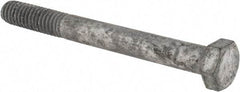 Value Collection - 5/16-18 UNC, 3" Length Under Head Hex Head Cap Screw - Partially Threaded, Grade 5 Steel, Hot Dipped Galvanized Finish, 1/2" Hex - Benchmark Tooling