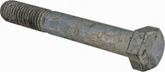 Value Collection - 1/2-13 UNC, 3-3/4" Length Under Head Hex Head Cap Screw - Partially Threaded, Grade 5 Steel, Hot Dipped Galvanized Finish, 3/4" Hex - Benchmark Tooling