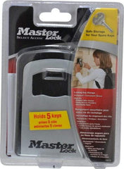 Master Lock - 3-3/8" Wide x 4-5/8" Overall Height, Set-Your-Own Combination, Wall Mount Key Safe - Zinc Lock Body Finish - Benchmark Tooling