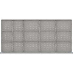 LISTA - 15-Compartment Drawer Divider Layout for 3.15" High Drawers - Benchmark Tooling