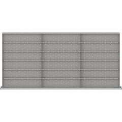 LISTA - 18-Compartment Drawer Divider Layout for 3.15" High Drawers - Benchmark Tooling