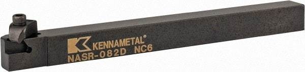 Kennametal - Internal/External Thread, Right Hand Cut, 1/2" Shank Width x 1/2" Shank Height Indexable Threading Toolholder - 6" OAL, N.2R Insert Compatibility, NAS Toolholder, Series Top Notch - Benchmark Tooling