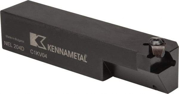 Kennametal - Internal/External Thread, Left Hand Cut, 1-1/4" Shank Width x 1-1/4" Shank Height Indexable Threading Toolholder - 6" OAL, N.4R Insert Compatibility, NE Toolholder, Series Top Notch - Benchmark Tooling