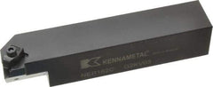 Kennametal - Internal/External Thread, Right Hand Cut, 1" Shank Width x 1" Shank Height Indexable Threading Toolholder - 5" OAL, N.2L Insert Compatibility, NE Toolholder, Series Top Notch - Benchmark Tooling